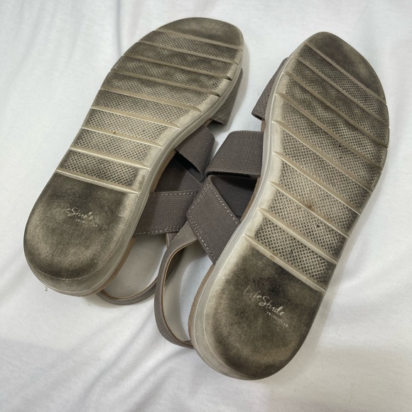 Life Stride Velocity 2.0 Khaki Stretch Sandals size 8 - Picture 7 of 7